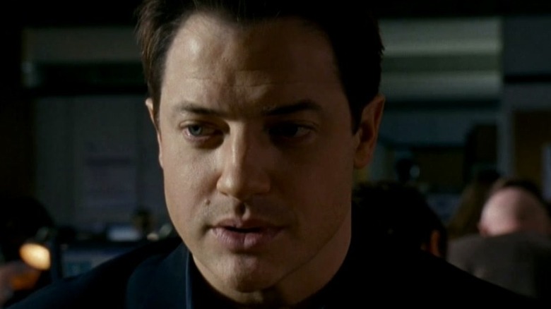 The human personification of Pleasure looks left