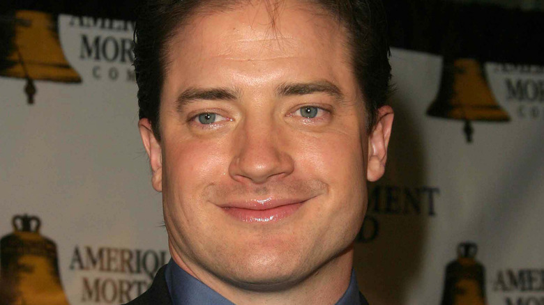 Brendan Fraser smiles