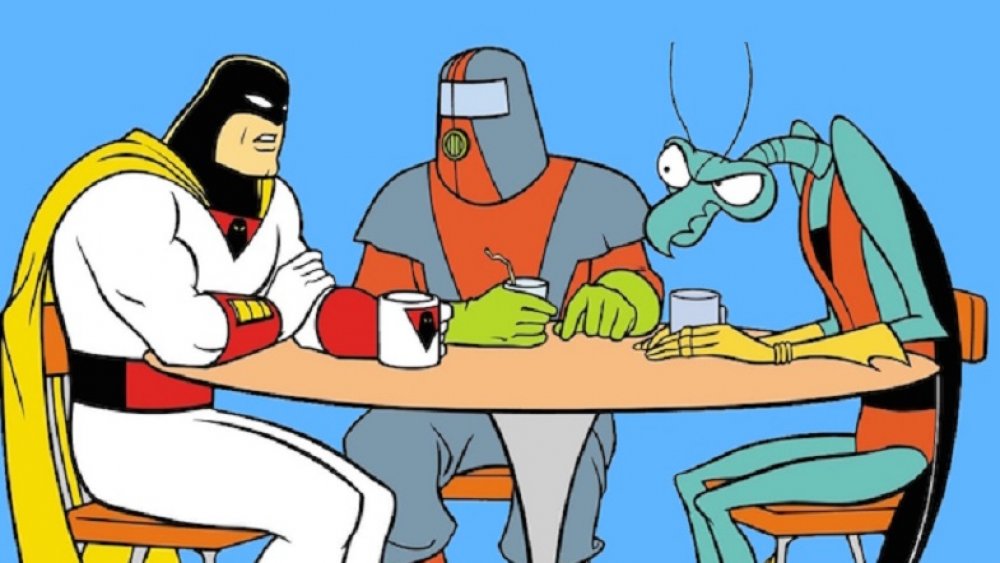 Space Ghost, Moltar, And Zorak In The Commissary