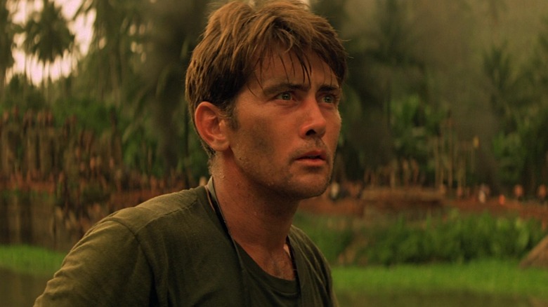 Martin Sheen stares off