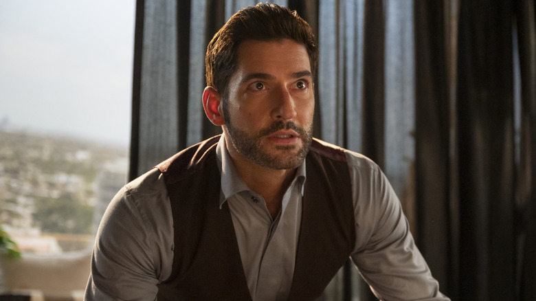 Lucifer looking concerned on Lucifer (2021)