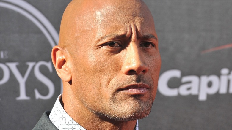 Dwayne Johnson on the red carpet