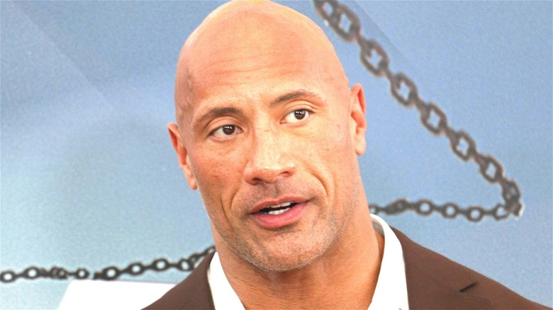 The Rock at an event 