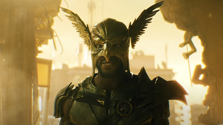 Aldis Hodge as Hawkman in Black Adam