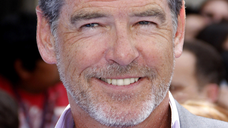 Pierce Brosnan smiling