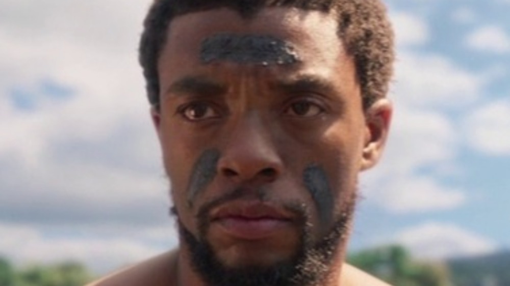 Chadwick Boseman as T'Challa in Black Panther