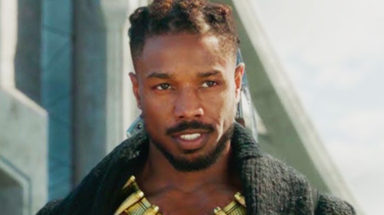 Michael B. Jordan as Killmonger in Black Panther