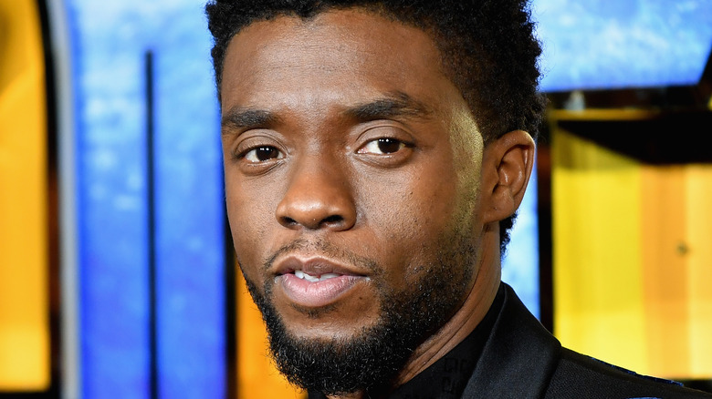 Chadwick Boseman with short beard