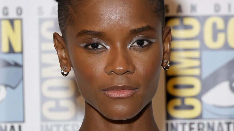 Letitia Wright posing