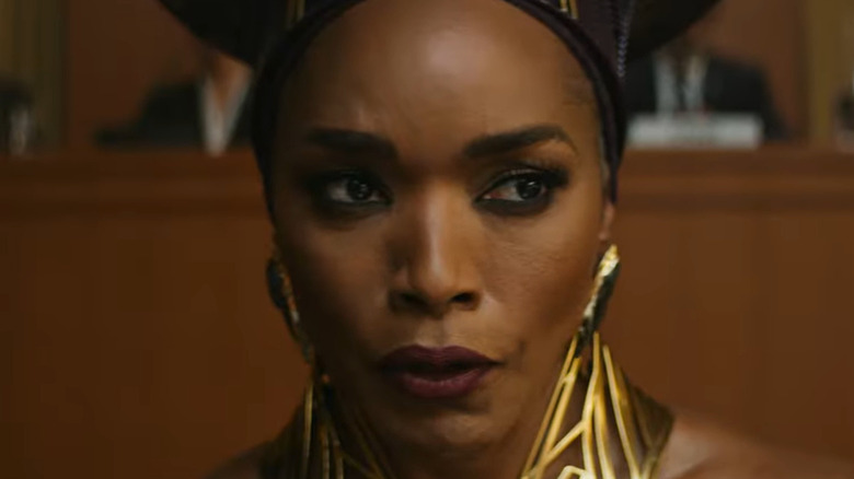 Queen of Wakanda giving speech 