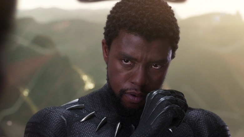 Black Panther deep in thought