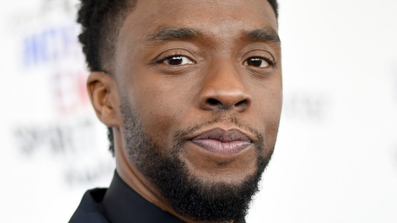 Chadwick Boseman at film premiere