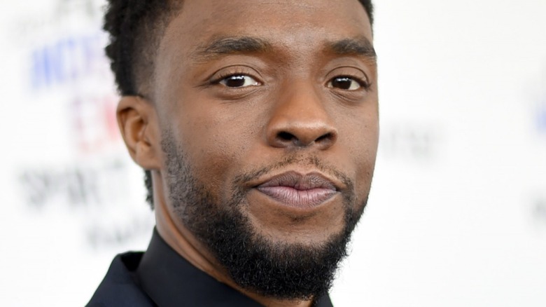 Chadwick Boseman at film premiere