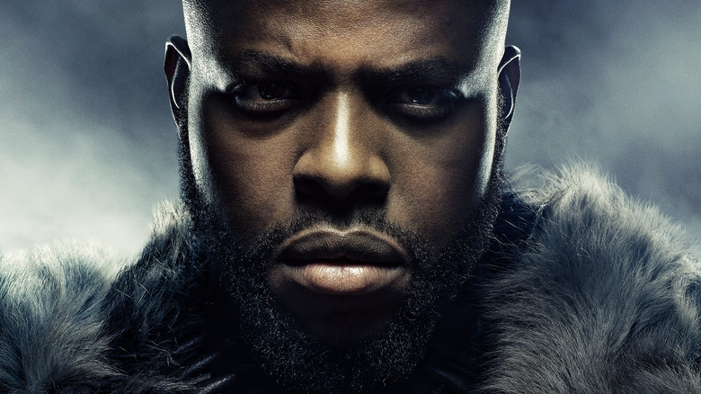 Winston Duke looking intimidating