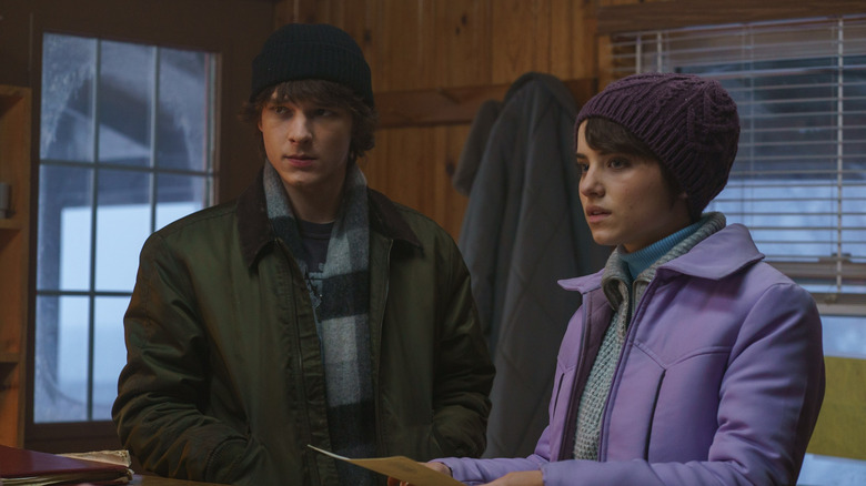 Finney and Gwen in church camp office in Black Phone 2