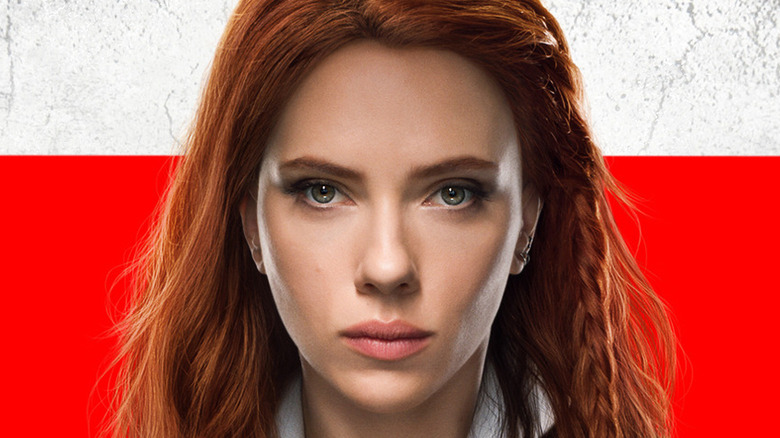 Black Widow red hair