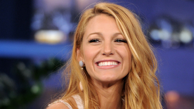 Blake Lively sitting