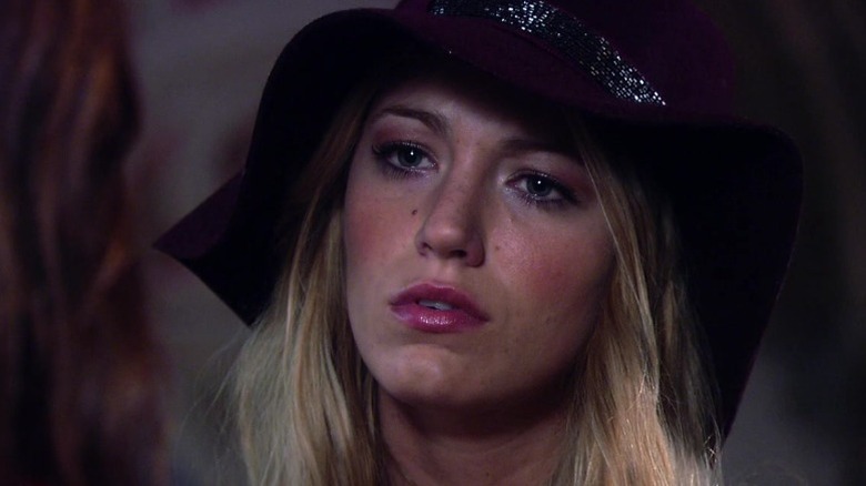 Serena van der Woodsen wearing hat