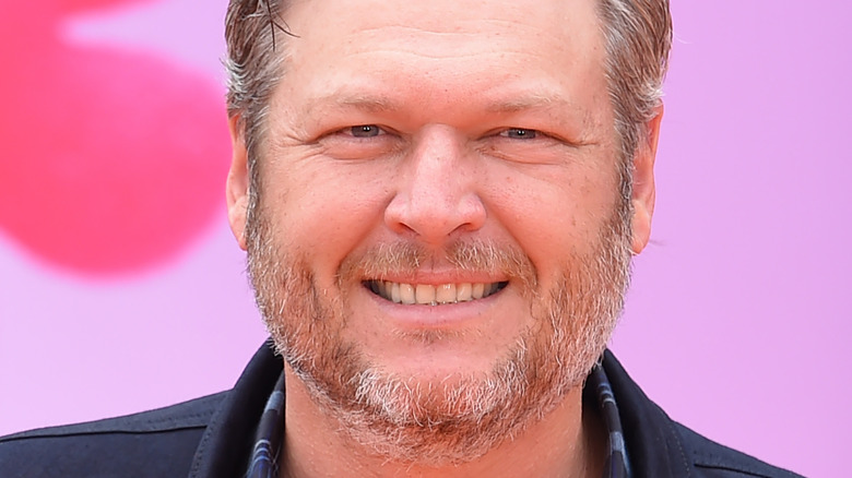 Blake Shelton smiling