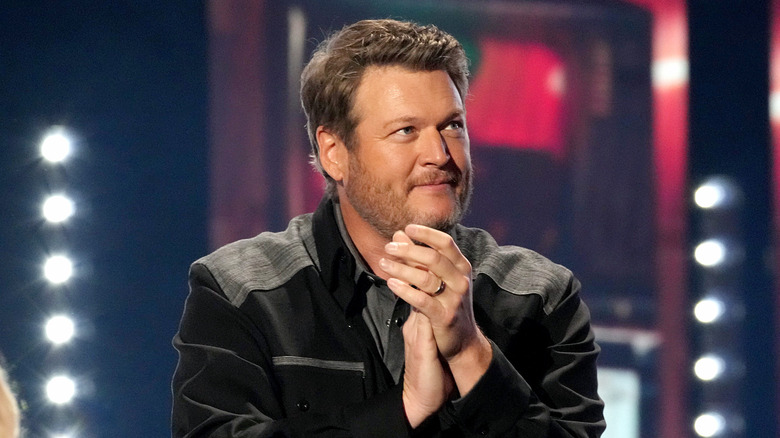 Blake Shelton performing at CMT Music Awards 