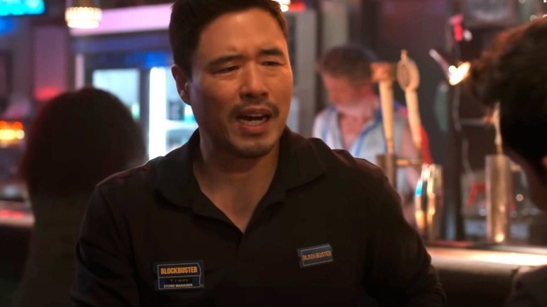 Timmy talking at bar