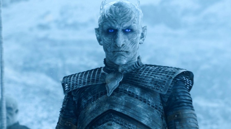 The Night King staring straight ahead