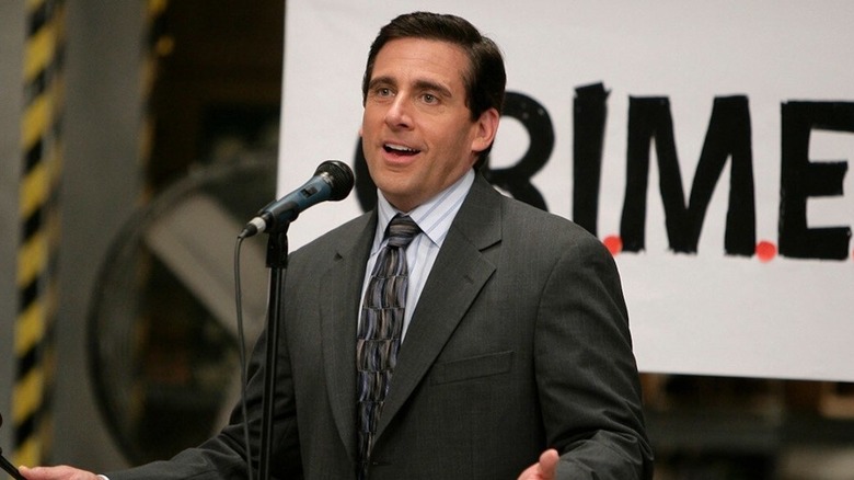 Michael Scott talking 