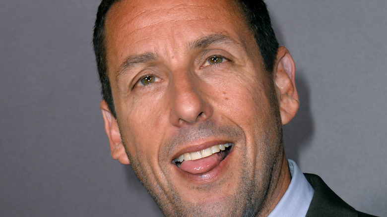 Adam Sandler tongue out