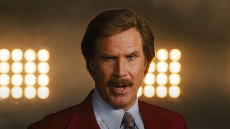 Ron Burgundy speaking