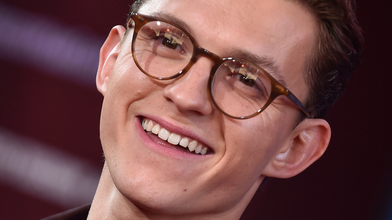 Tom Holland smiling