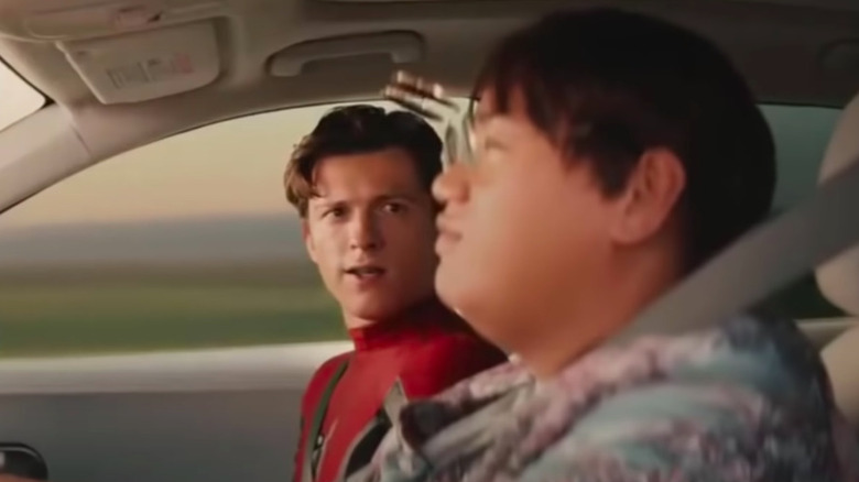 Peter Parker Riding In Car