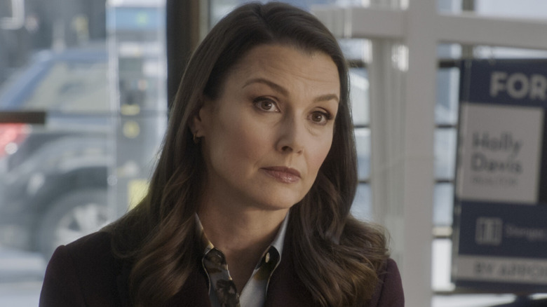 Erin looks sternly