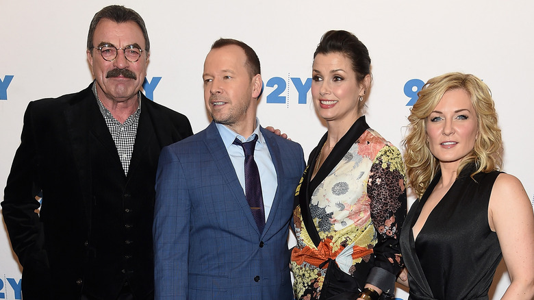 Blue Bloods cast poses at event