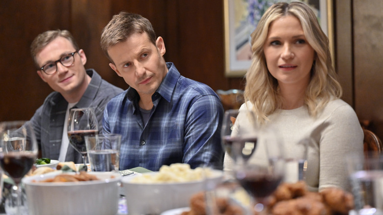 Eddie and Jamie looking incredulous
