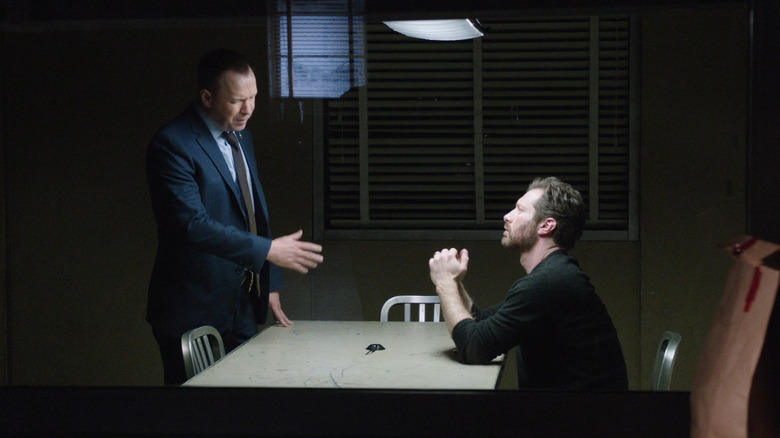 Danny talks to a suspect