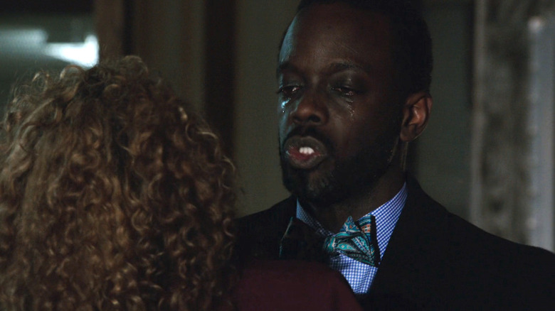 Darnell speaks to his wife