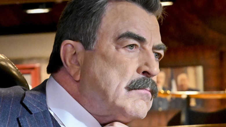 Blue Bloods Frank Reagan in close-up