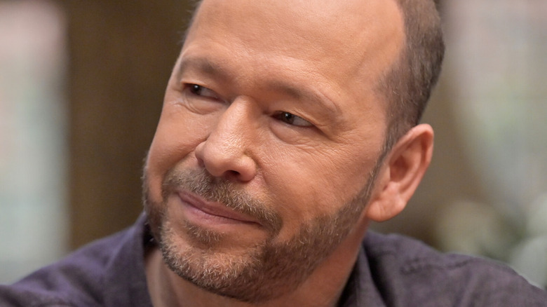 Donnie Wahlberg smiling in Blue Bloods