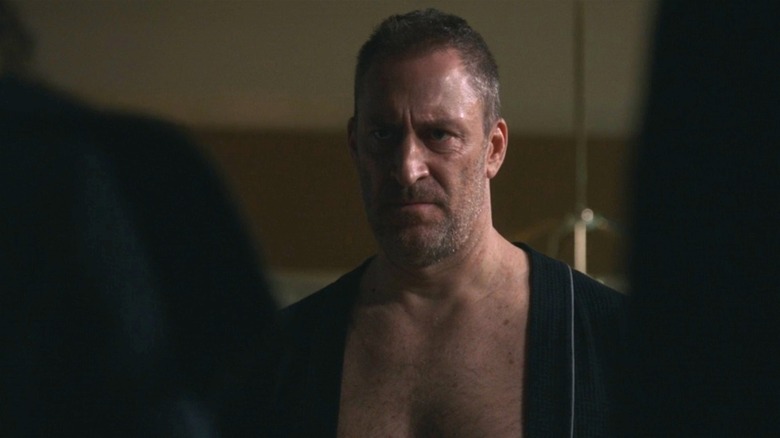 Emmett Fells being interrogated