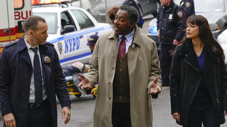 Danny and Maria talk with Principal Ward in "Blue Bloods"