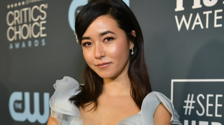 Maya Erskine smiles