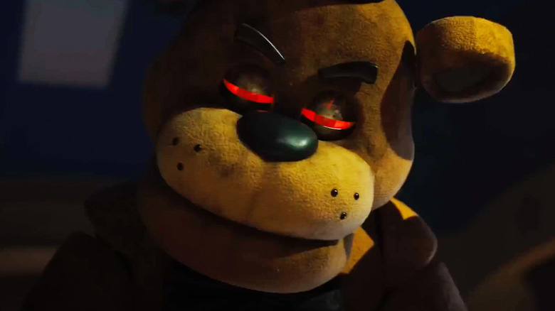 Freddy Fazbear with red eyes