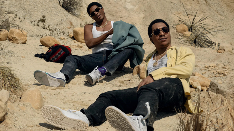 The Flenory brothers relax in the desert in "BMF"