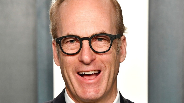 Bob Odenkirk wearing black round glasses