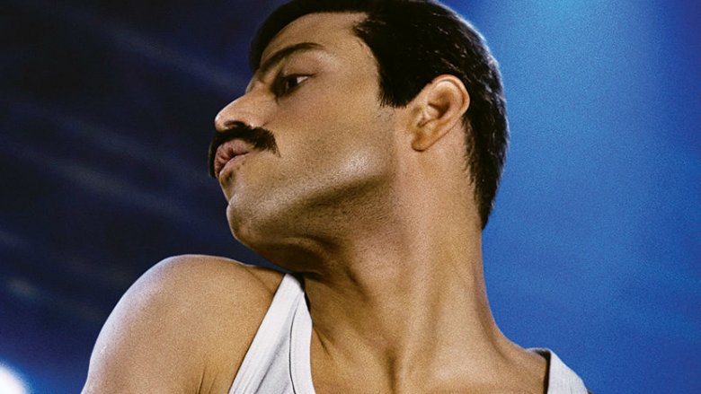 Rami Malek as Freddie Mercury in Bohemian Rhapsody