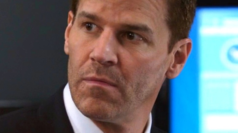 FBI Special Agent Seeley Booth frowning