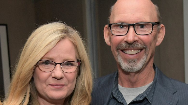 Bonnie Hunt and Don Lake smiling