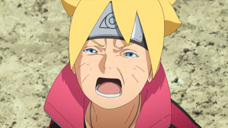 Boruto crying