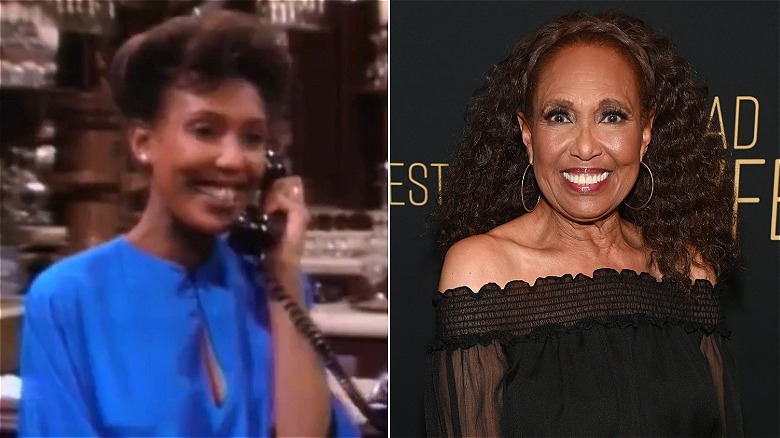 Telma Hopkins as Isabelle next to a recent image of the actor