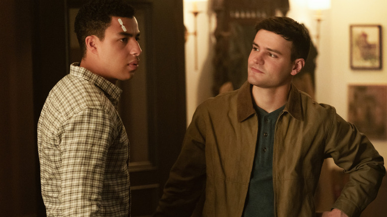 Jonah and Sean talk in "Boston Blue" (2025-present)